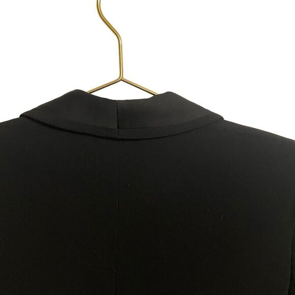 Club Monaco Black Tuxedo Style Single Button Blazer Size 4 - Picture 6 of 9